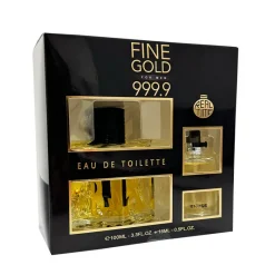 Fragrance Sets^Real Time EDT Fine Gold Men Gift Set RT-S122