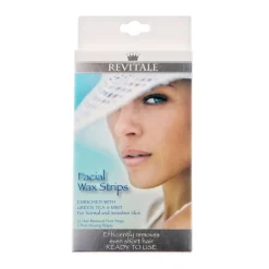 Hair Removal^Revitale Facial Wax Strips Normal & Sensitive Skin 12 Strips