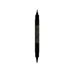 Eyeliners^Revolution Double Flick Liquid Eyeliner Black