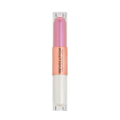 Eyeshadows^Revolution Double Up Liquid Eyeshadow Subliminal