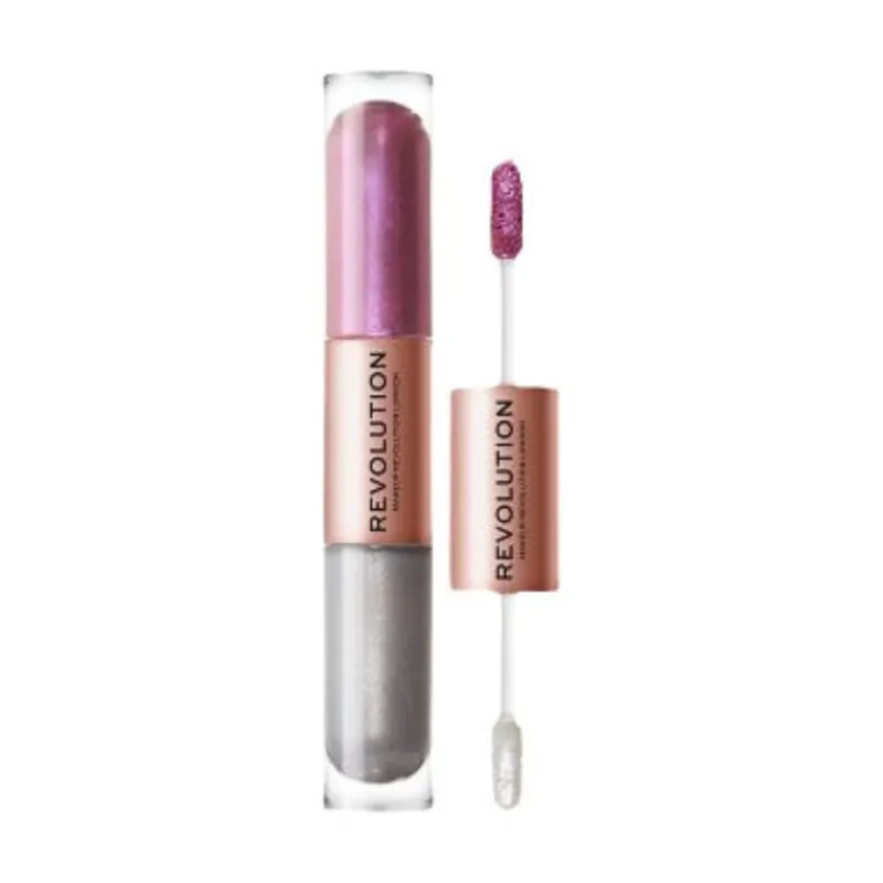 Eyeshadows^Revolution Double Up Liquid Eyeshadow Subliminal