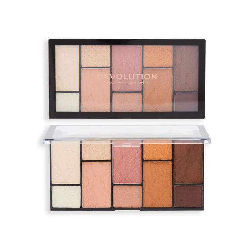 Eyeshadows^Revolution Reloaded Dimension Eyeshadow Palette Neutral Charm