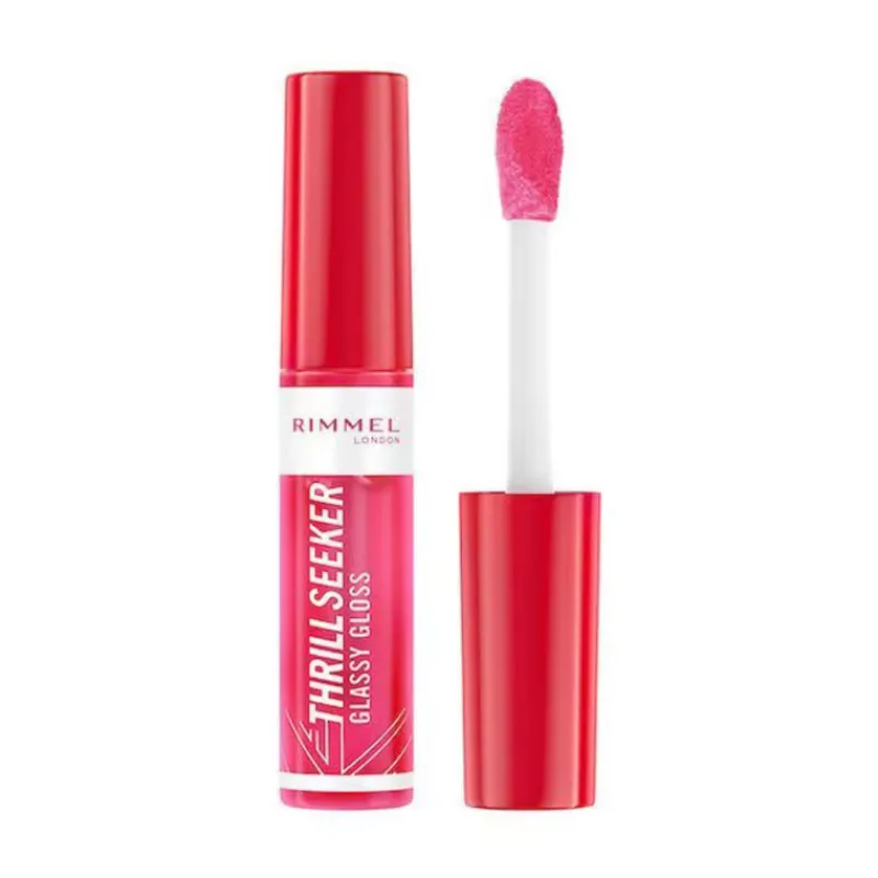Lip Gloss & Stain^Rimmel Thrill Seeker Lipgloss Fuchsia Punch 450