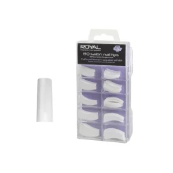 False Nails^Royal Cosmetics 80 Salon Tips French White NNAI358