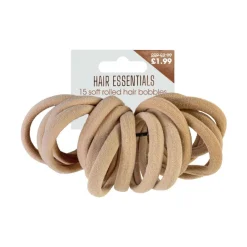 Hair Accessories^Salon Pro Blonde Soft Rolled Elastic Hair Bobbles BEAU324