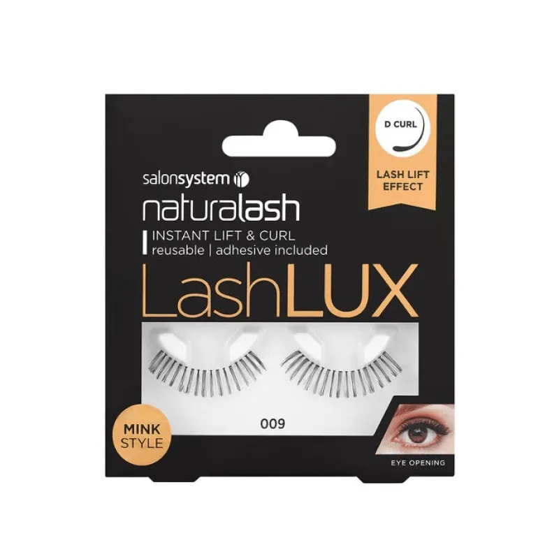 False Eyelashes^Salon System LashLux Naturalash False Lashes 009
