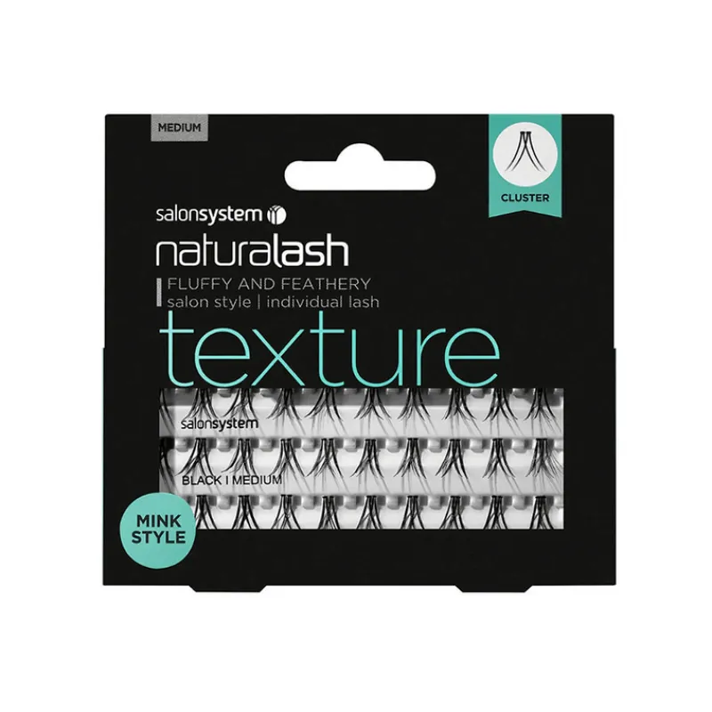 False Eyelashes^Salon System Texture Naturalash Individual Medium