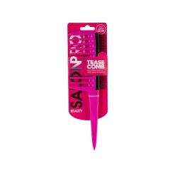 Hair Brushes^Salon Pro SalonPro Pink Tease Comb BEAU356