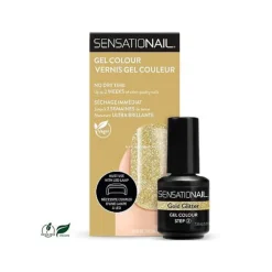 Gel Nail Polish^Sensationail Gel Polish Gold Glitter