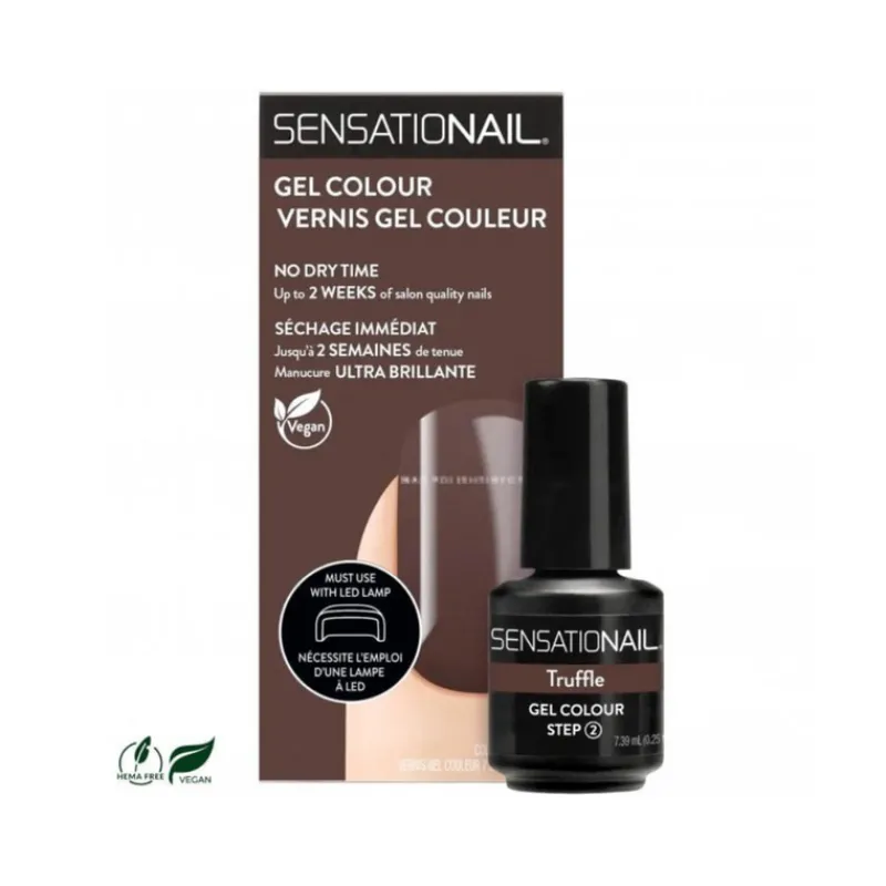 Gel Nail Polish^Sensationail Gel Polish Truffle