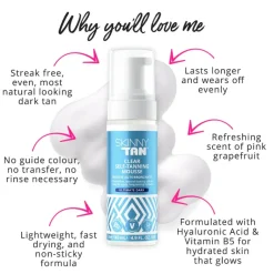 Fake Tan^Skinny Tan Clear Self Tanning Mousse Ultimate Dark