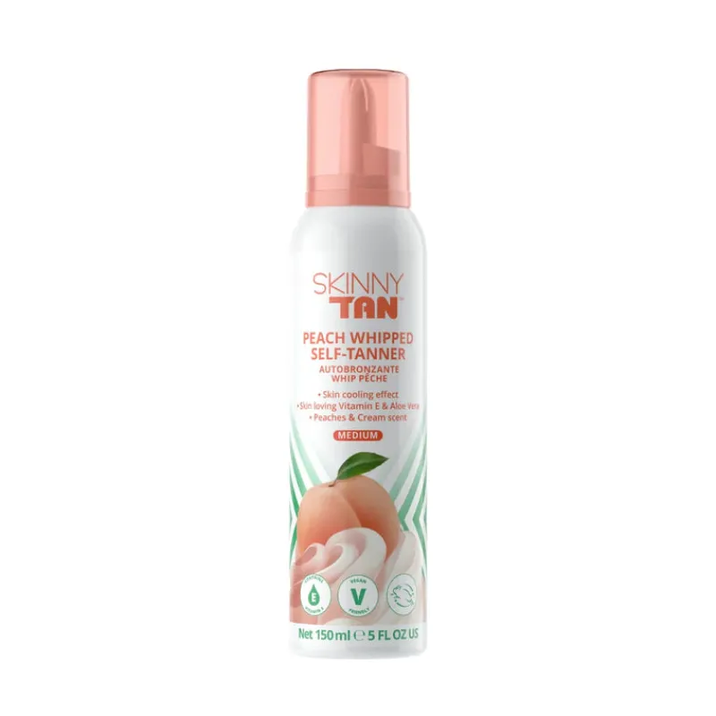 Fake Tan^Skinny Tan Peach Whipped Self Tanner Medum 150ml