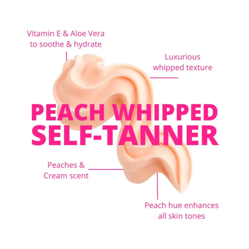 Fake Tan^Skinny Tan Peach Whipped Self Tanner Medum 150ml