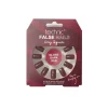 False Nails^Technic Long Square False Nails Gloss Dark Red