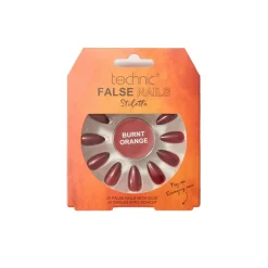 False Nails^Technic Stiletto False Nails Burnt Orange