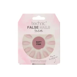False Nails^Technic Stiletto False Nails Soft Pink