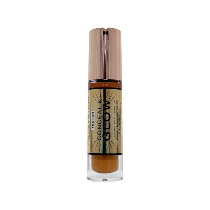 Foundations^Revolution Tester Conceal & Glow Foundation F13