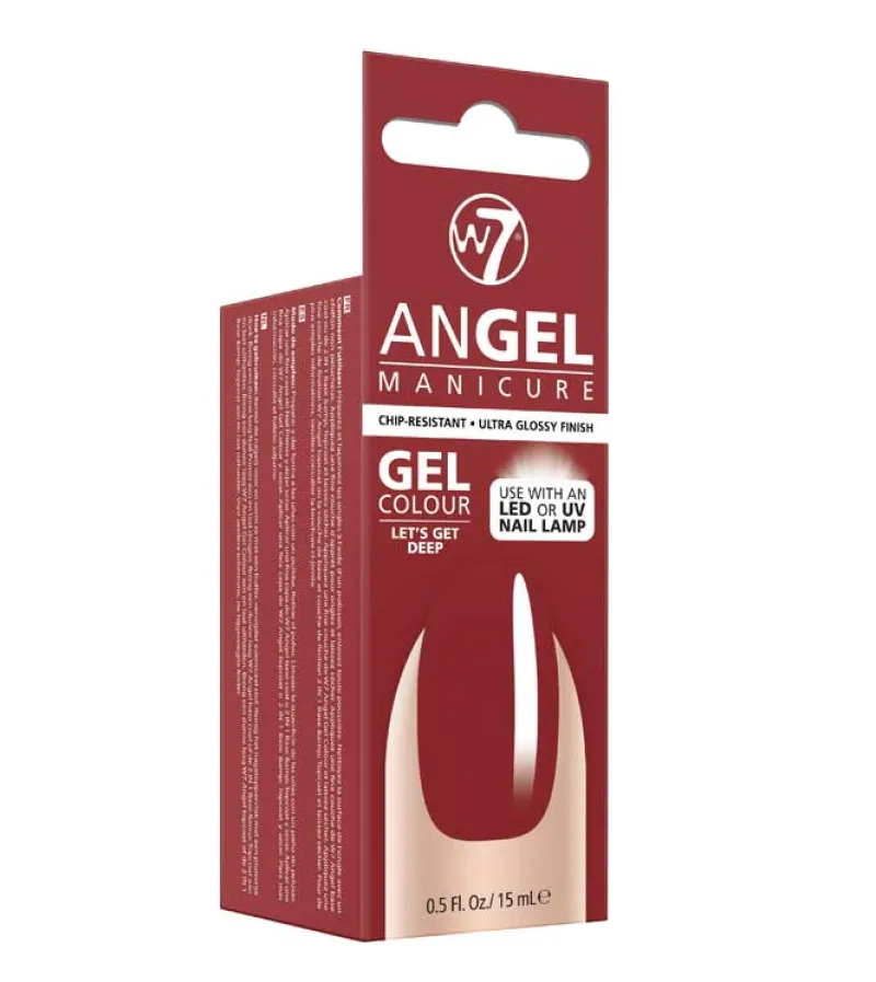 Gel Nail Polish^W7 Angel Manicure Gel Polish Lets Get Deep