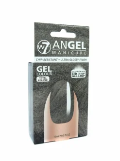 Gel Nail Polish^W7 Angel Manicure Gel Polish Total Eclipse