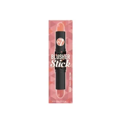 Blushers^W7 Blusher Stick Peachy Peach & Petal Pink