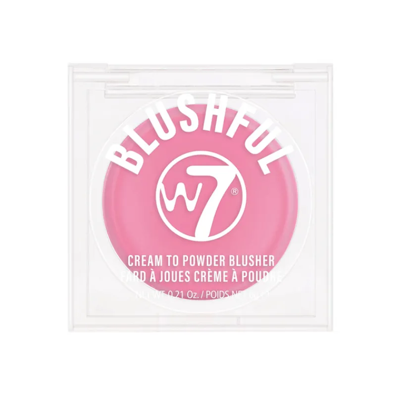 Blushers^W7 Blushful Cream To Powder Blush Sassy
