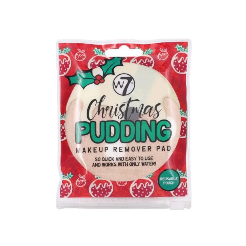 Beauty Tools^W7 Christmas Pudding Makeup Remover Cookie