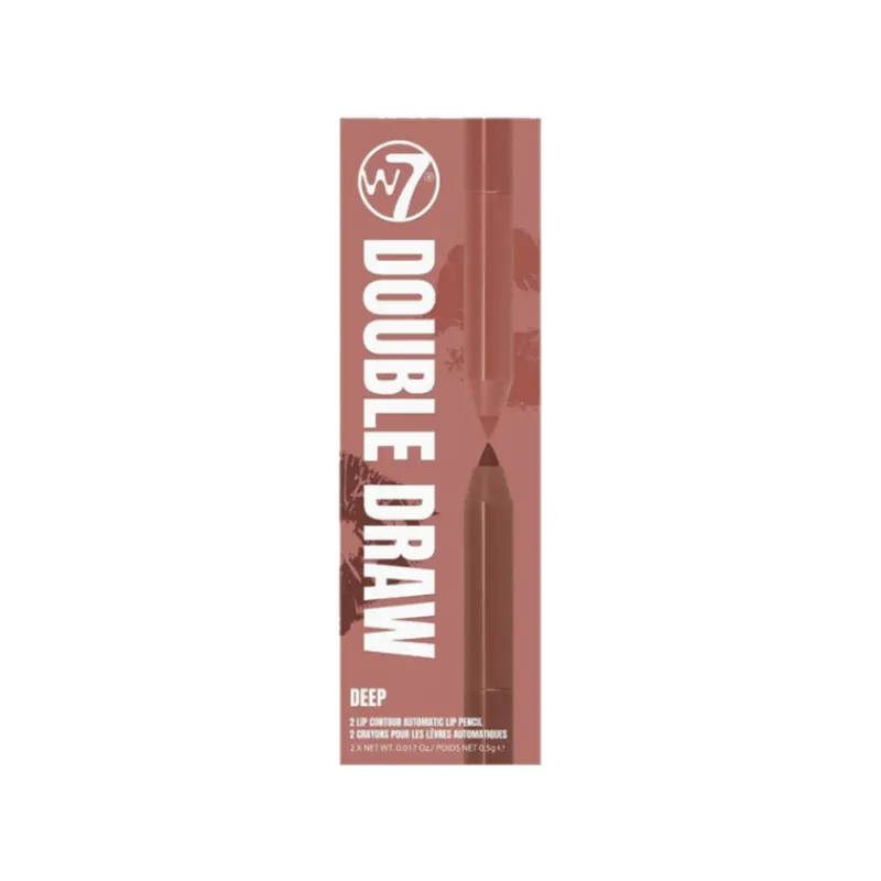 Lip Liners^W7 Double Draw Automatic Lip Liner Deep