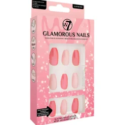 False Nails^W7 Glamorous Nails Glitter Pop