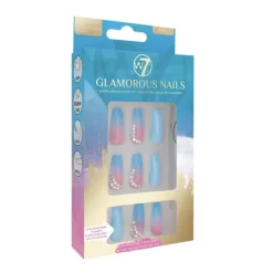 False Nails^W7 Glamorous Nails Ice Ice