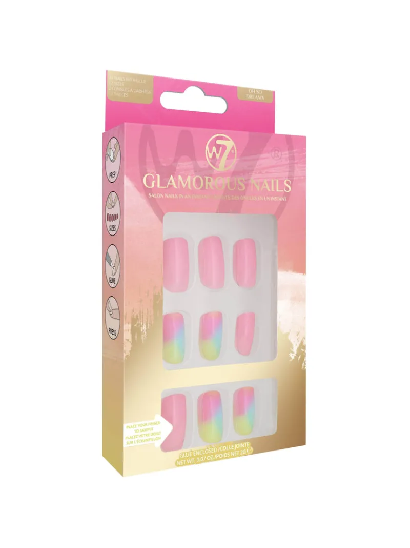 False Nails^W7 Glamorous Nails Oh So Dreamy