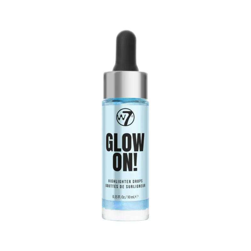 Highlighters^W7 Glow On Highlighter Drops Clear Cut