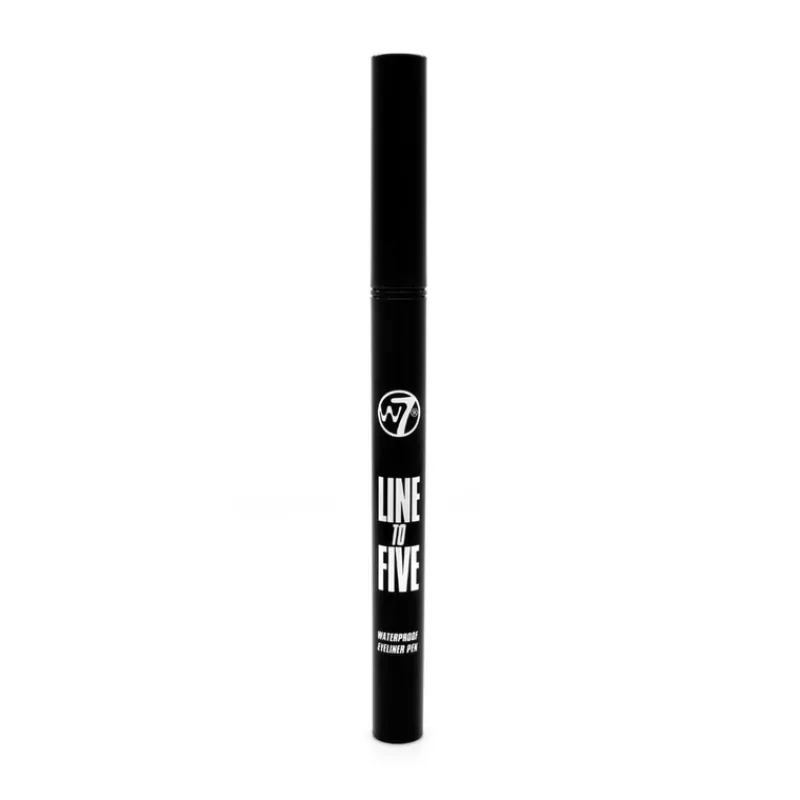 Eyeliners^W7 Line To Five Auto Felt Tip Waterproof Eyeliner Black