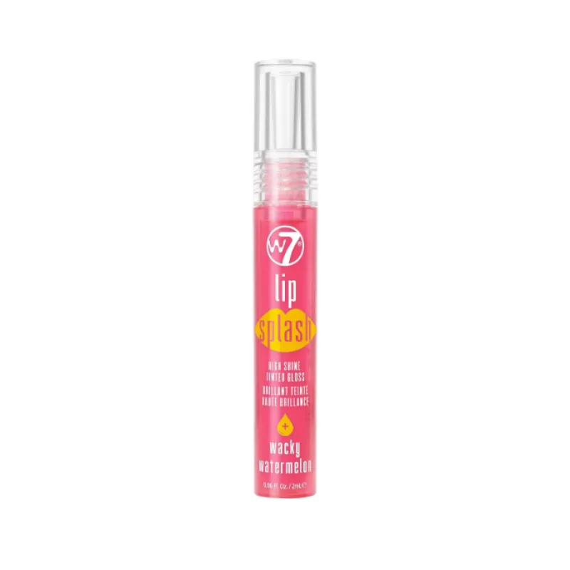 Lip Gloss & Stain^W7 Lip Splash Lip Gloss Wacky Watermelon