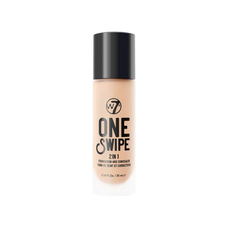 Foundations^W7 One Swipe 2-In-1 Foundation & Concealer Fresh Beige