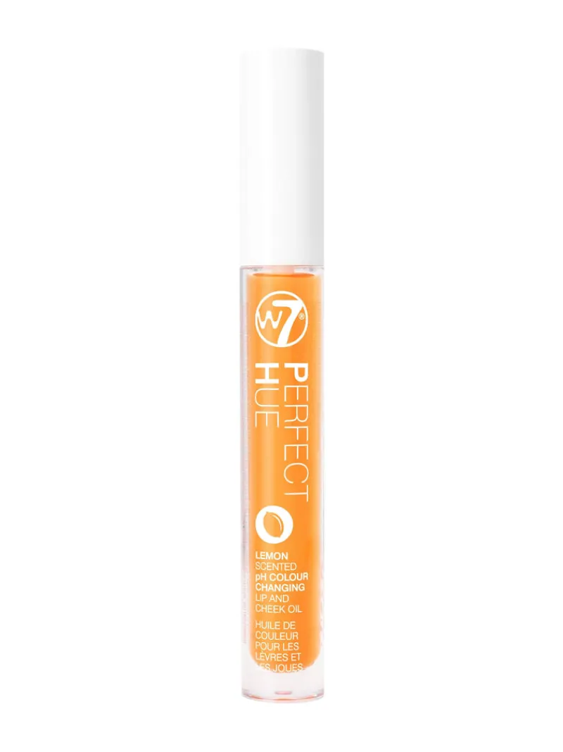 Lip Gloss & Stain^W7 Perfect Hue Lip & Cheek Oil Lemon