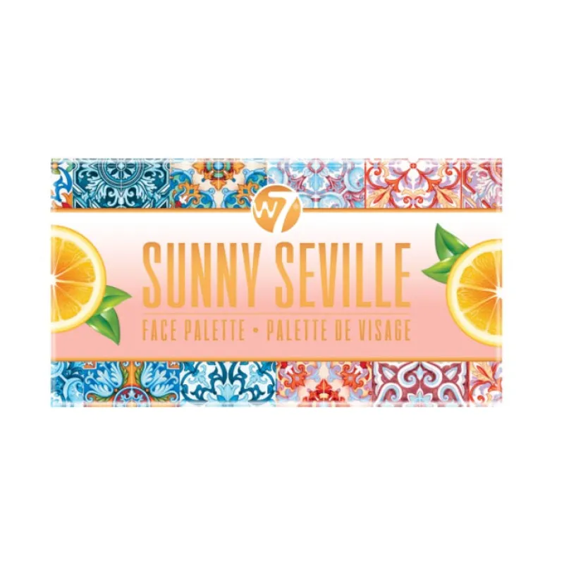Highlighters^W7 Sunny Seville Highlighter & Blusher Pallete