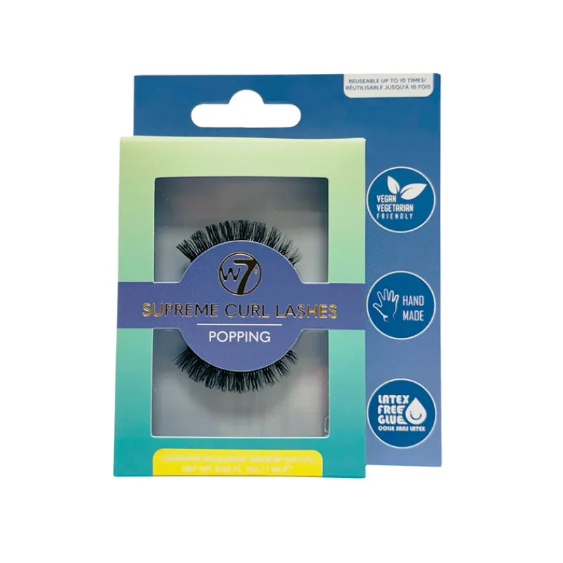 False Eyelashes^W7 Supreme Curl Lashes Popping